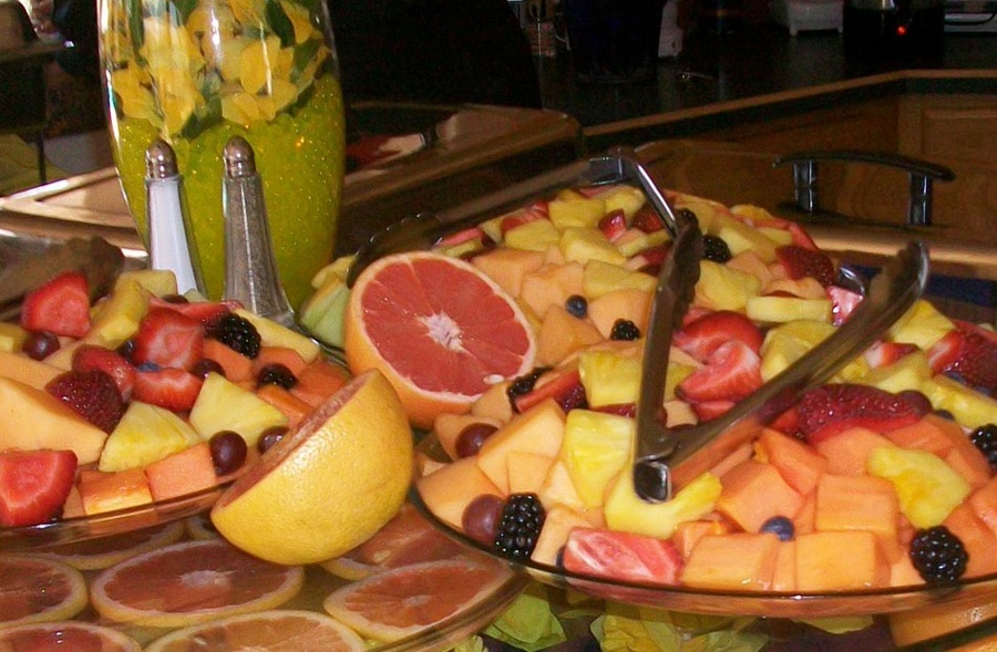 A picture of Creative Catering's fruit salad